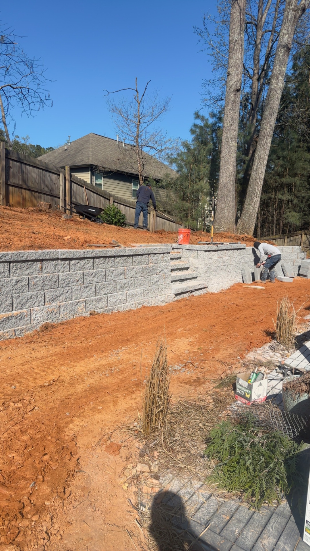 Retaining Wall Construction